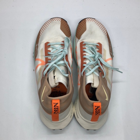 Mens Nike React Pegasus Trail 4 TX White/Brown/Blue FN8886-181 USED Size 9.5 - Picture 5 of 10